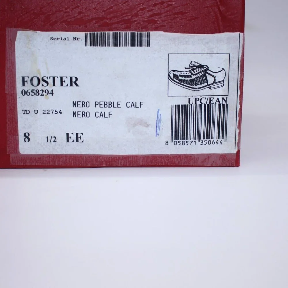 Salvatore Ferragamo 'Foster' Leather Oxford 8.5 EE $1290 Dress Shoes - Picture 9 of 10